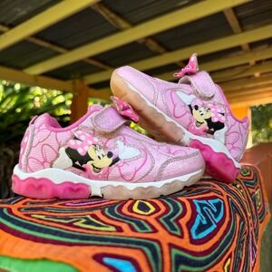 Disney Minnie Mouse Sneakers Pink Size 9 Girls